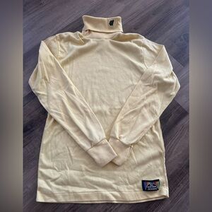 The Knit Exchange Buttery Yellow Turtleneck